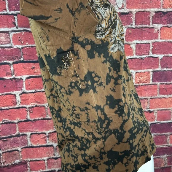 Affliction Men's Short Sleeve Graphic T-shirt - Black/Brown-Size: Large - NWOT - Picture 11 of 13